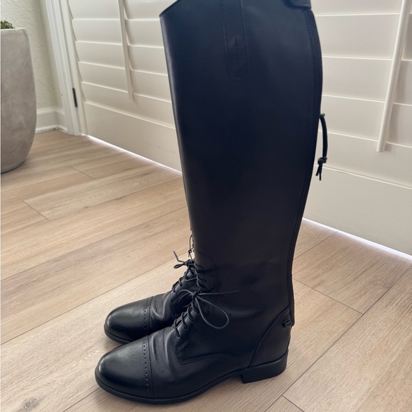 Ariat Black Leather Equestrian Boots SIZE 8* - Picture 6 of 7